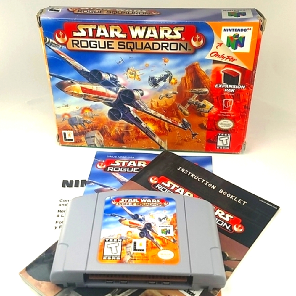 Star Wars Rogue Squadron for N64 in Orig Retail Box